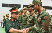 Thượng tướng Hoàng Xuân Chiến gặp mặt 400 quân nhân quốc tế tham dự diễu binh Quốc khánh 2-9