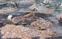 Phá đường dây khai thác đá trái phép tại dự án Shinhan ở phường Long Hương, TP.HCM