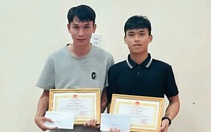 Khen thưởng 2 thanh niên nhảy sông cứu người tự tử rồi lặng lẽ về nhà