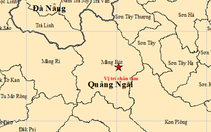 Động đất 4,5 độ và 3 độ ở Quảng Ngãi