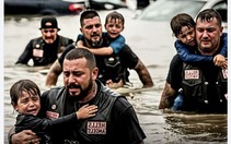 Sự thật về câu chuyện cảm động ‘nhóm biker xăm trổ giải cứu 23 trẻ em trong trận lũ’ ở Mỹ