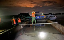 Bắt 2 tàu sắt vận chuyển hơn 230m³ cát trái phép trên sông Ba Lai