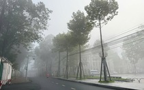 Sương mù xuất hiện ở Cần Thơ