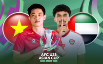 Tương quan sức mạnh giữa Việt Nam và UAE ở tứ kết Giải U23 châu Á 2026