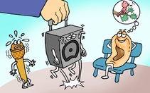 Hát karaoke có thể bị tịch thu phương tiện gây tiếng ồn