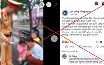 Thông tin người phụ nữ và hai đứa nhỏ quỳ gối xin CSGT tại Thanh Hóa là sai sự thật