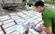 Cảnh sát chặn bắt xe tải chở 24.000 bao thuốc lá JET nhập lậu khi tới Đà Nẵng