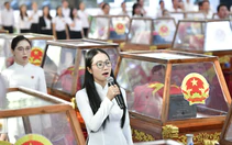 'Xin dâng hương những linh hồn bất tử' vang lên trong tổng duyệt Lễ truy điệu, an táng liệt sĩ tại công viên Lê Thị Riêng