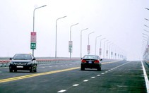 Từ ngày mai, Hà Nội cấm ô tô lên cầu Thăng Long từ 5h-22h để thi công trạm cân