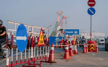 Giao thông đường Trường Chinh cải thiện sau phân làn