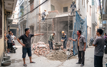 Hàng xóm xây nhà, ban đầu nhỏ nhẹ xin phép, sau đó lấn ranh và kiện ngược lại nhà tôi