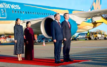 Nhà vua Đan Mạch và Hoàng hậu đích thân đón Tổng Bí thư, Chủ tịch nước Tô Lâm và Phu nhân tại sân bay