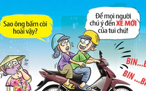 Sao phải bóp còi xe để vượt lên trong khi đường phố đang đông đúc?