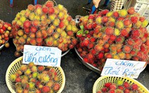 Giá cả đầu ngày: Cuối vụ, mận An Phước, chôm chôm Tiến Cường được giá