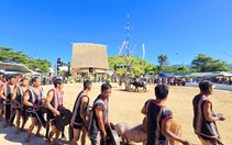 Lễ mừng nhà rông mới, tái hiện lễ đâm trâu của người Jrai