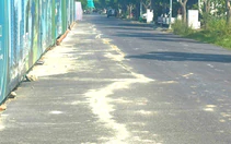 Thi công nhà ở xã hội gây nứt đường dân sinh, Khánh Hòa yêu cầu chủ đầu tư khắc phục