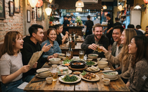 Ai được trả tiền bữa ăn chung?