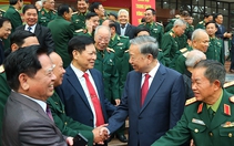 Tổng Bí thư Tô Lâm gặp mặt các tướng lĩnh quân đội nghỉ hưu, nghỉ công tác