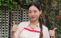 Hoa hậu Lương Thùy Linh nấu ăn cho bệnh nhi ung bướu