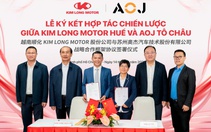 Kim Long Motor Huế và AOJ Tô Châu ký kết hợp tác chiến lược