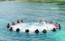 Khách quốc tế chọn trải nghiệm tour 3 đảo để chụp ảnh và lặn ngắm san hô ở Phú Quốc dịp Tết