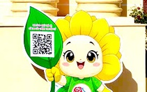 Sa Đéc ra mắt 40 'bé cúc' gắn QR tra cứu thông tin bầu cử