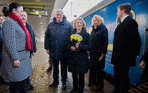 Chuyến tàu giường nằm chạy xuyên đêm chở hàng chục lãnh đạo châu Âu đã tới Ukraine