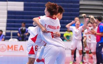 Futsal nữ Việt Nam thắng trận đầu tiên ở giải vô địch Đông Nam Á