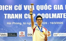 Thí sinh thi Olympia trở thành nhà vô địch cờ vua Việt Nam