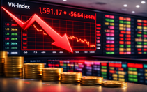 Hơn 630 mã giảm giá, VN-Index rơi sâu về đáy 5 tháng