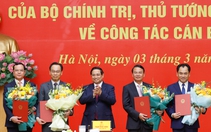 Thủ tướng trao quyết định nhân sự Phó bí thư Đảng ủy Chính phủ, lãnh đạo 4 bộ, ngành