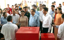 Chủ tịch Quốc hội Trần Thanh Mẫn kiểm tra công tác bầu cử tại Đồng Nai