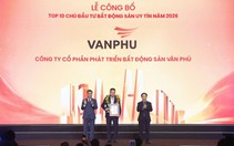 Văn Phú lần thứ 4 liên tiếp vào top 10 chủ đầu tư bất động sản uy tín
