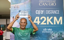 Cụ ông 75 tuổi quyết chinh phục VnExpress Marathon Green Paradise Cần Giờ
