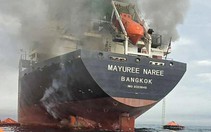 Tìm thấy hài cốt trên tàu hàng Thái Lan bị hư hại ở eo biển Hormuz