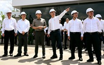 Bí thư Thành ủy TP.HCM Trần Lưu Quang kiểm tra tiến độ dự án Trung tâm hành chính TP.HCM