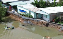 Sạt lở bờ sông, cắt đứt hoàn toàn tuyến đường nhựa hơn 5,6 tỉ đồng ở Đồng Tháp