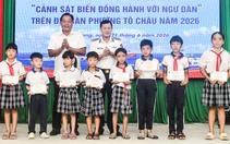 Cảnh sát biển 4 làm bệ đỡ cho học sinh nghèo biển đảo An Giang
