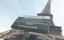 Paris đóng cửa sớm tháp Eiffel và bảo tàng Louvre do nắng nóng cực đoan