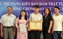 Học sinh Trường THPT Dương Văn Thì, TP.HCM đoạt giải nhất thi sáng kiến phòng chống bạo lực học đường