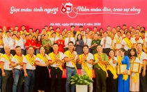 Tôn vinh 100 người hiến máu tình nguyện tiêu biểu toàn quốc