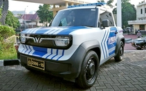 VinFast VF 3 trở thành xe cảnh sát ở Indonesia