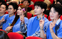 Running Man Việt Nam giao lưu tại rạp, Quang Tuấn đưa con gái theo cùng
