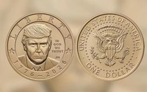 Mỹ đúc đồng xu 1 USD có hình ông Trump