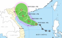 Bão số 1 khả năng sắp hình thành, dự báo ngày 4-7 vào vịnh Bắc Bộ