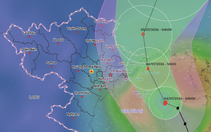 Bão số 1 gió giật cấp 11 vào vịnh Bắc Bộ, cách Quảng Ninh 180km