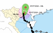 Sau 8 giờ đổ bộ Móng Cái, bão số 1 vẫn còn gây gió mạnh ven biển Quảng Ninh