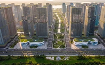 Khởi công khu đô thị đa mục tiêu đầu tiên ven sông Hồng, thiết kế thích ứng thoát lũ