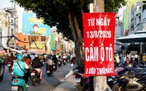 Ngày đầu cấm ô tô trên đường Cách Mạng Tháng Tám: Chưa ghi nhận tình trạng ùn ứ kéo dài