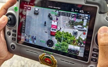 Drone hỗ trợ cảnh sát giao thông phát hiện hàng loạt vi phạm trên đường vành đai 3
